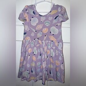 Little Sleepies Sandy Treasures Skater Dress with Bodysuit 18-24 months NWOT